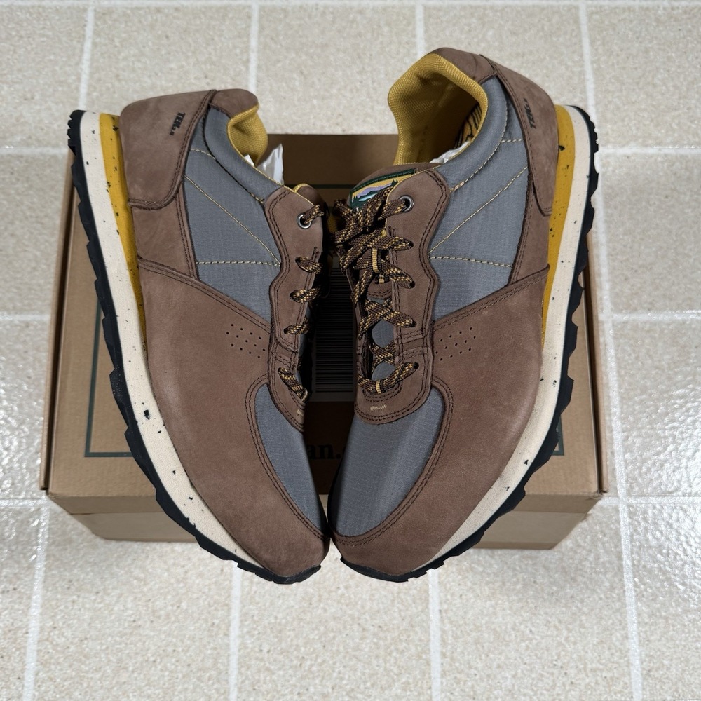 L.L.Bean Katahdin 2 Sneakers, Suede, Mens size 11.5(D) Brown/Grey
